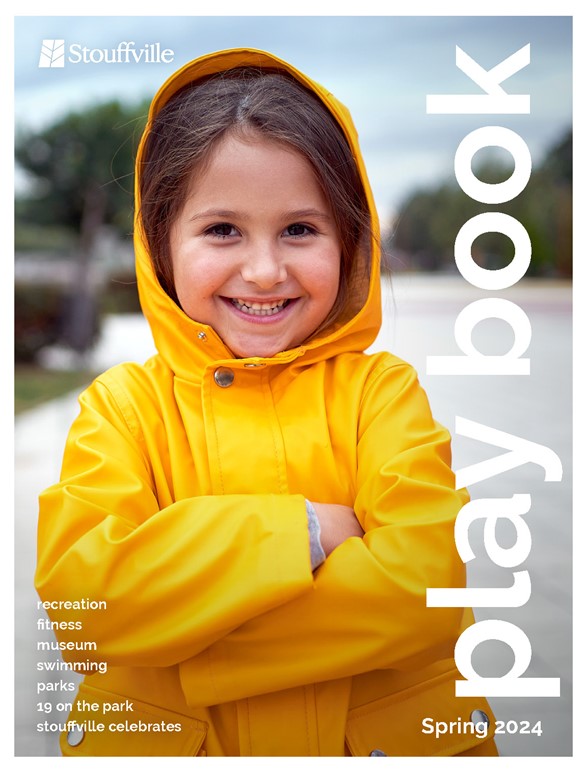 girl in yellow jacket on cover of play book