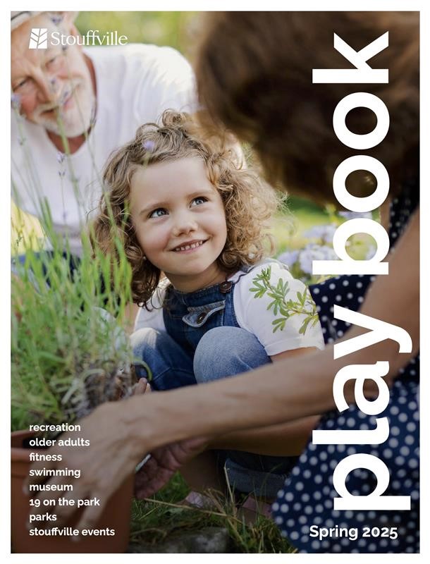 little girl gardening with grandparents